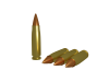弾丸・銃弾（3DCG・透過PNG）のアイコン