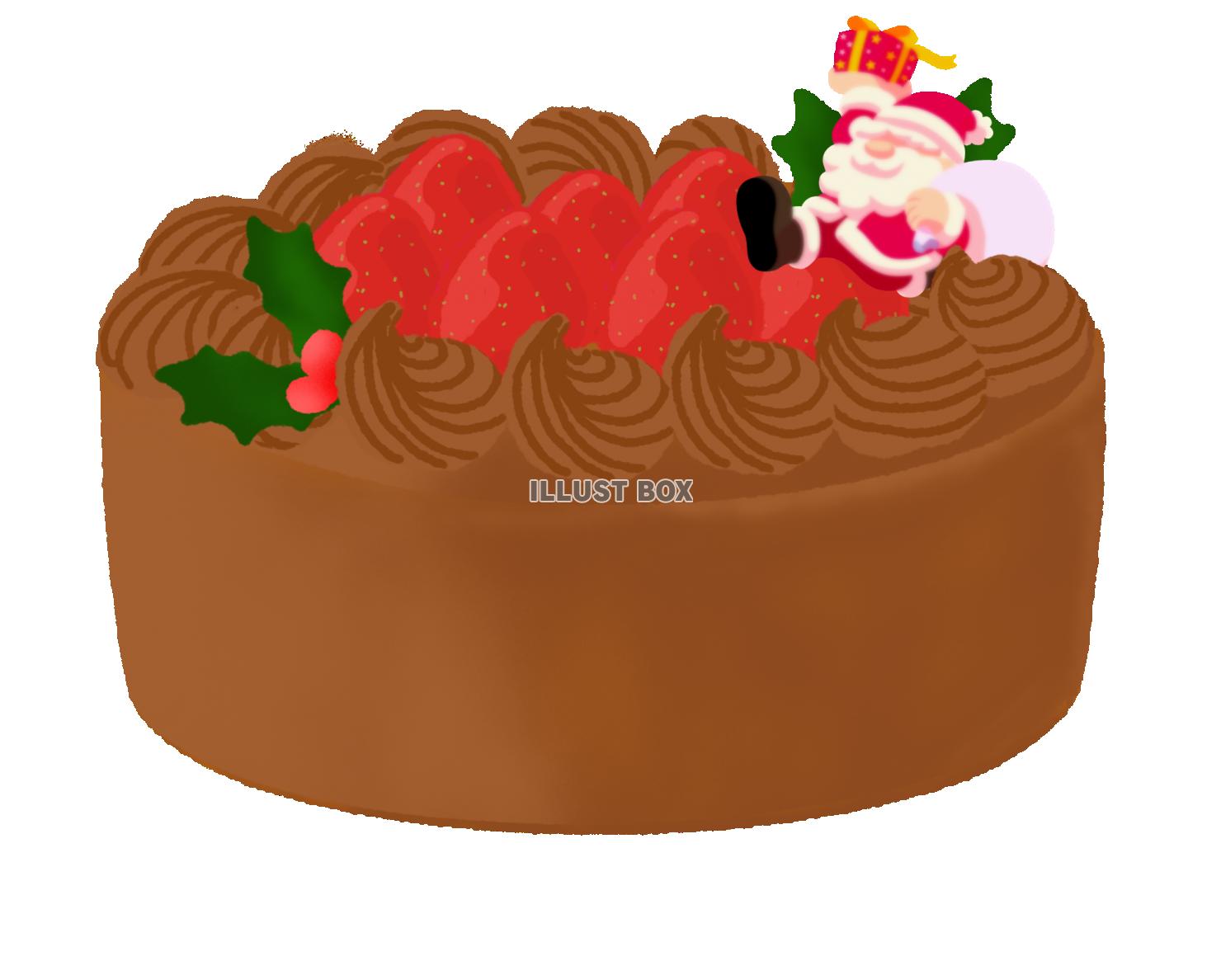 クリスマスケーキ（チョコ）