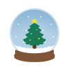 スノードーム・クリスマスツリー