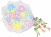 雪の結晶の花束（ZIPに透過PNGとEPS）