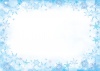 雪の結晶フレーム_カコミ