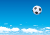 青空とサッカーボール