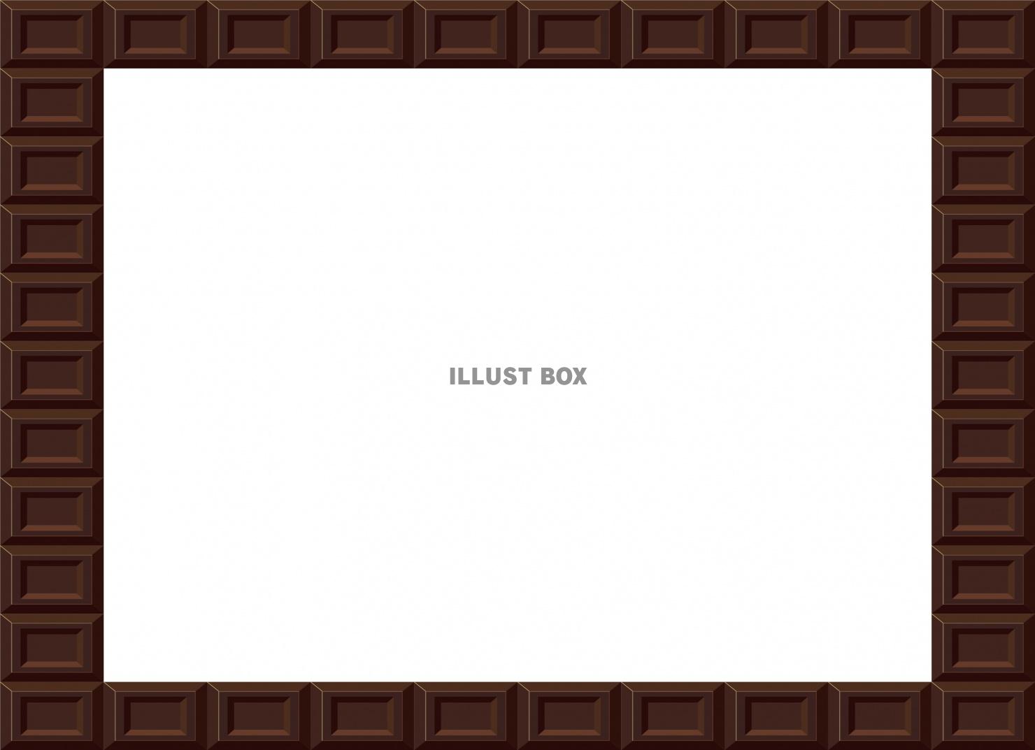 【JPG画像】板チョコレートの写真フォトフレーム飾り枠無料イ...