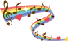 虹の音符　螺旋 