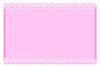 肉球のラインフレーム：ピンク