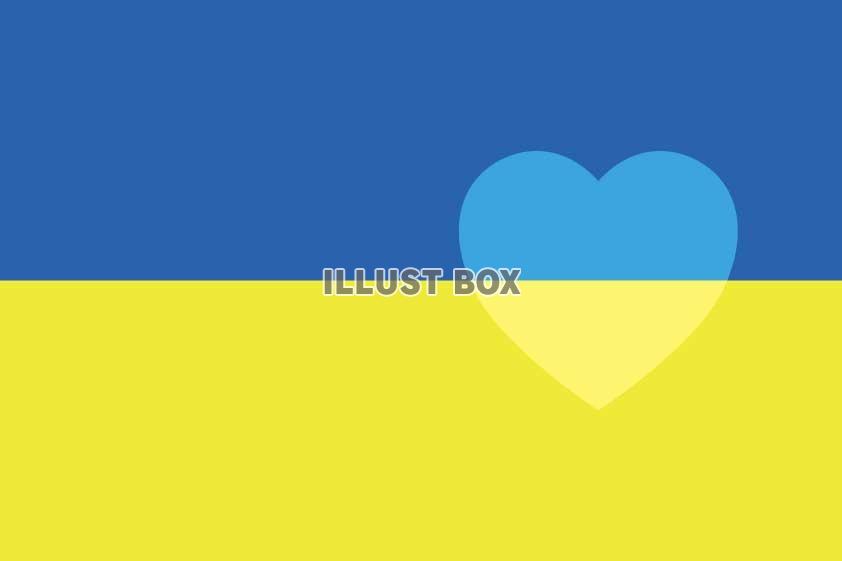 ウクライナの平和を願う旗