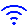Wi-Fiマーク２　青