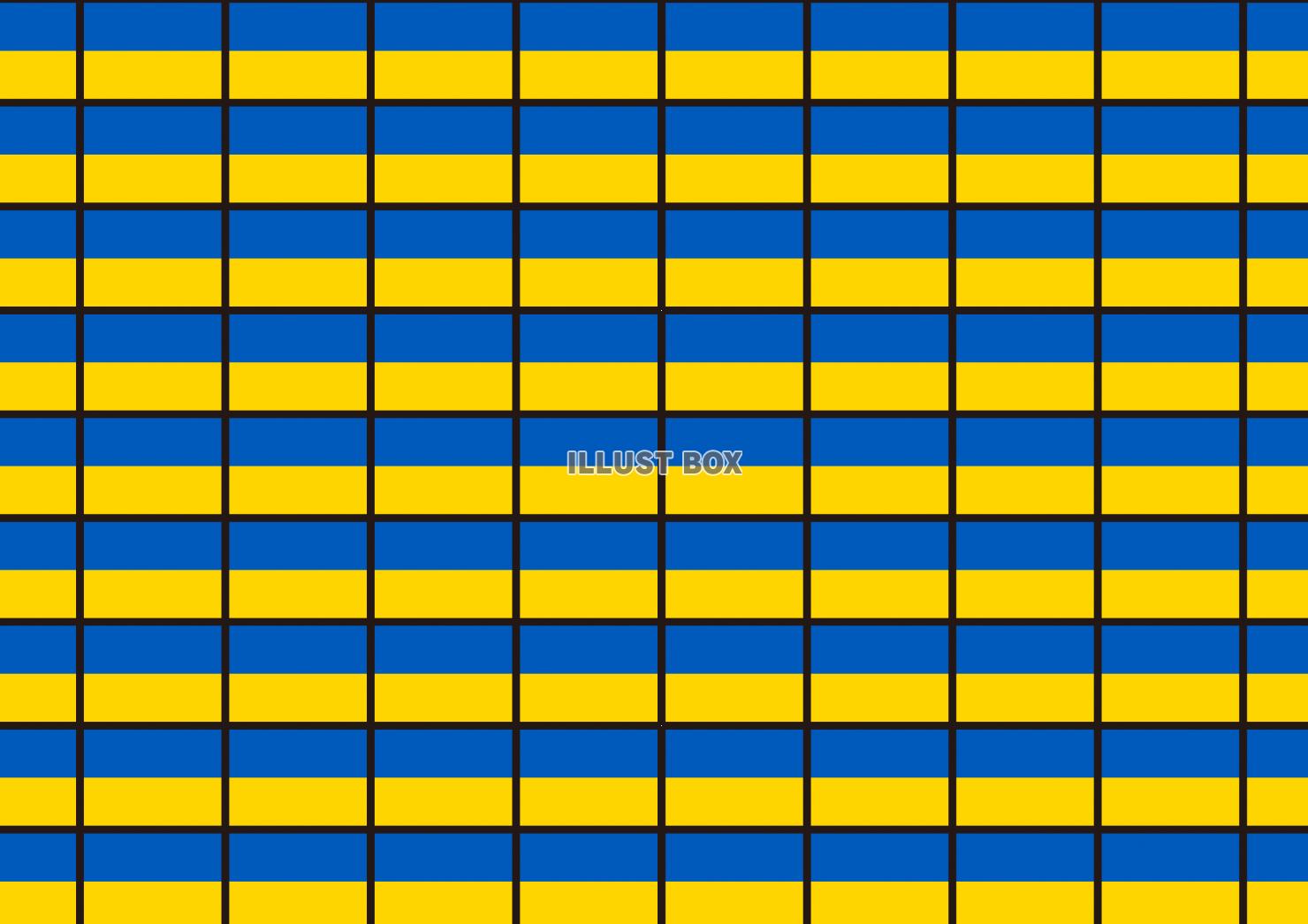 29_背景_ウクライナ国旗・整列・黒枠