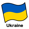 ウクライナの国旗イラスト