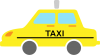 タクシー　イエロー