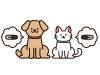 マイクロチップを装着した犬と猫