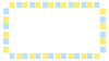 3_枠・花・水色・黄色・長方形