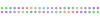 水玉模様のライン素材シンプル飾り罫線背景イラスト透過png