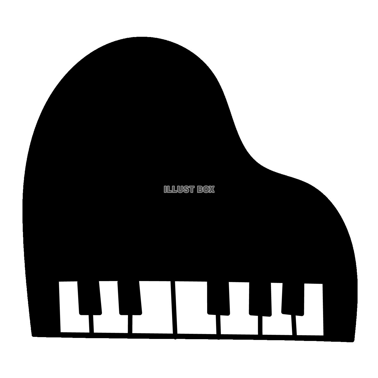 ピアノ・黒