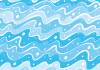 ランダムなブルーのウェーブ　水・海・プールのイメージ背景 　壁紙