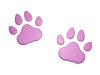 犬・猫のピンクの立体肉球【透過PNG】
