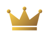 銅賞（3位）の王冠のアイコン【透過PNG】