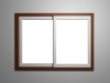 3DCGの窓枠のフレーム素材【透過PNG】