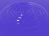 リアルな液体の波紋・水面（3DCG）