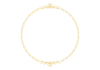 12_フレーム_華奢でクラシックなS字型・金色・丸 円 輪 輪っか サークル 正円