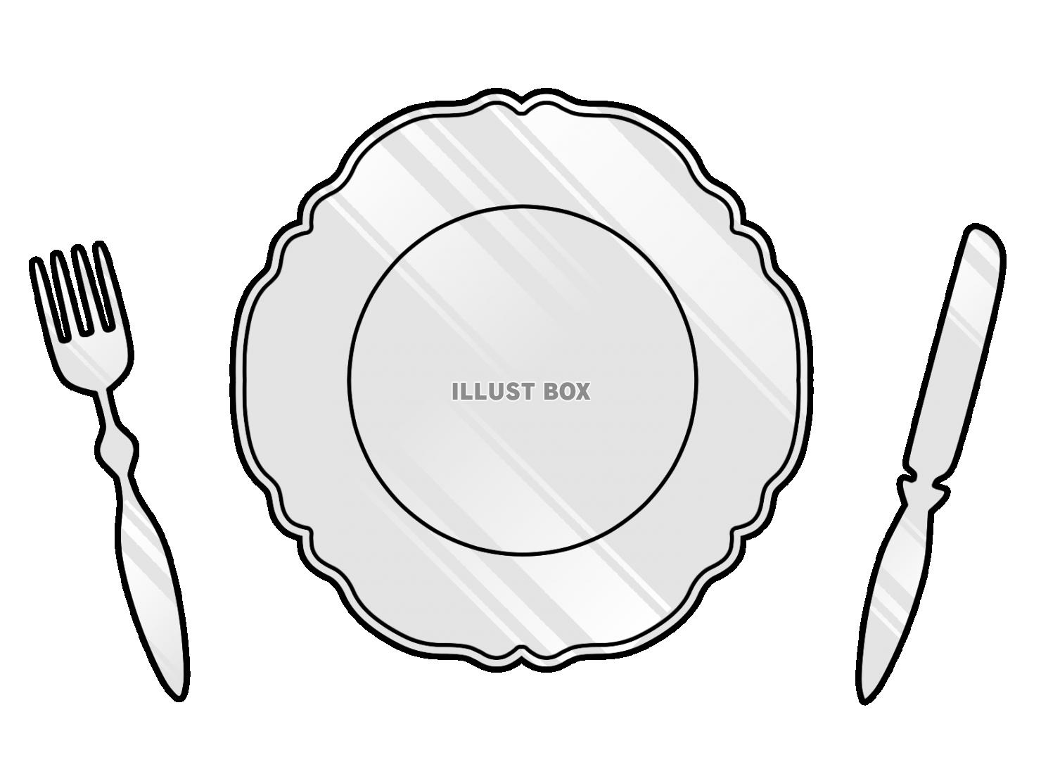 銀食器　フォーク　ナイフ　皿