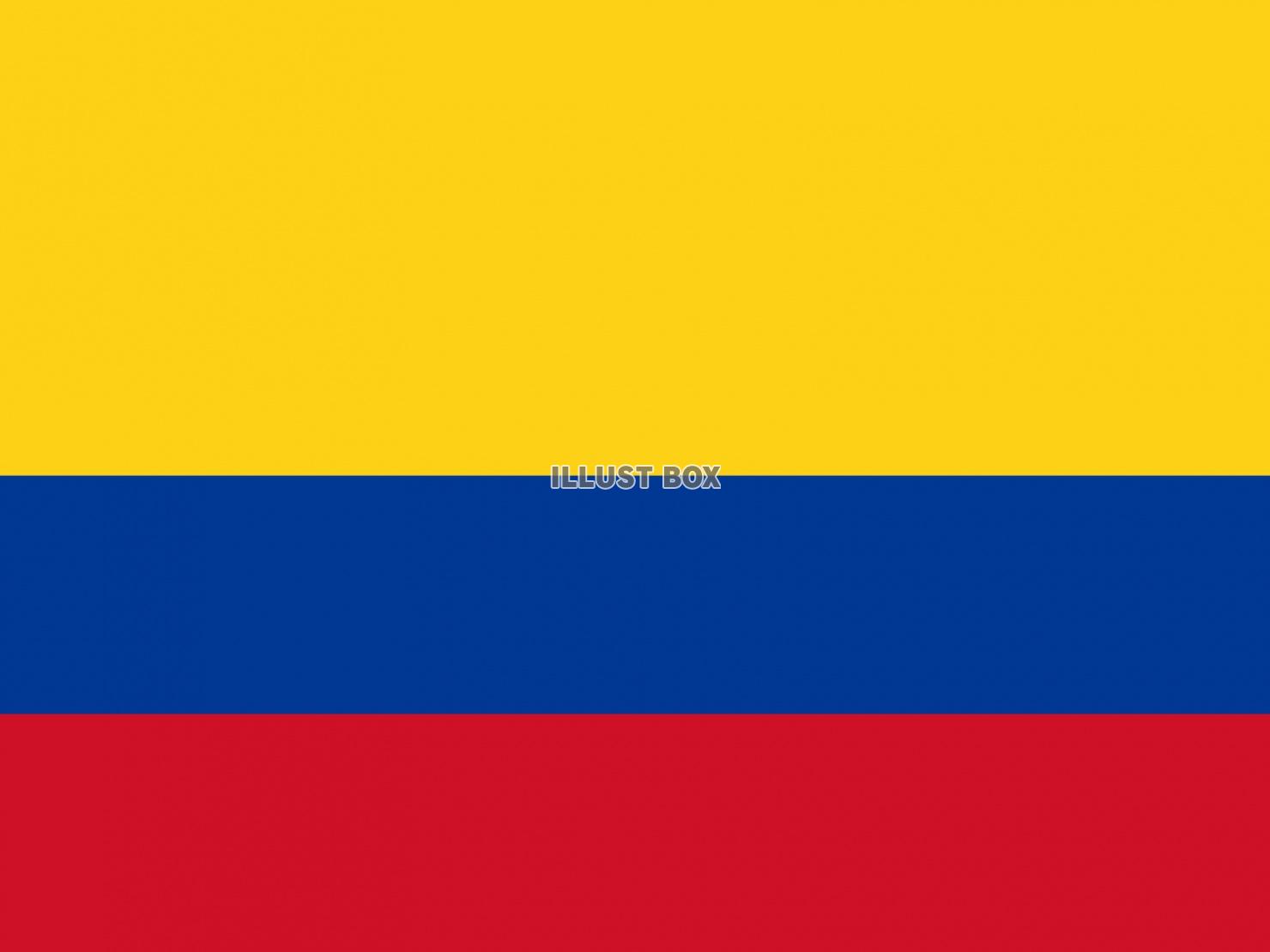 世界の国旗ーコロンビアー