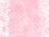 四つ葉のクローバー壁紙、背景（ピンク）