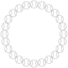 軟式野球ボールの丸形（円形）フレーム３