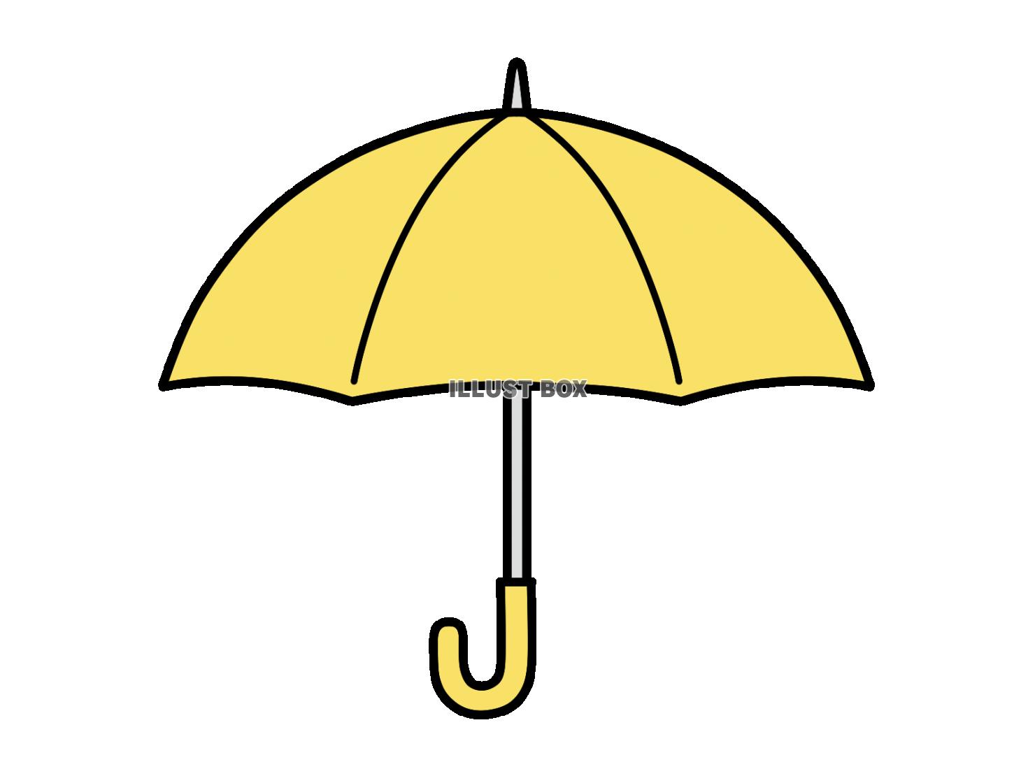 黄色の傘