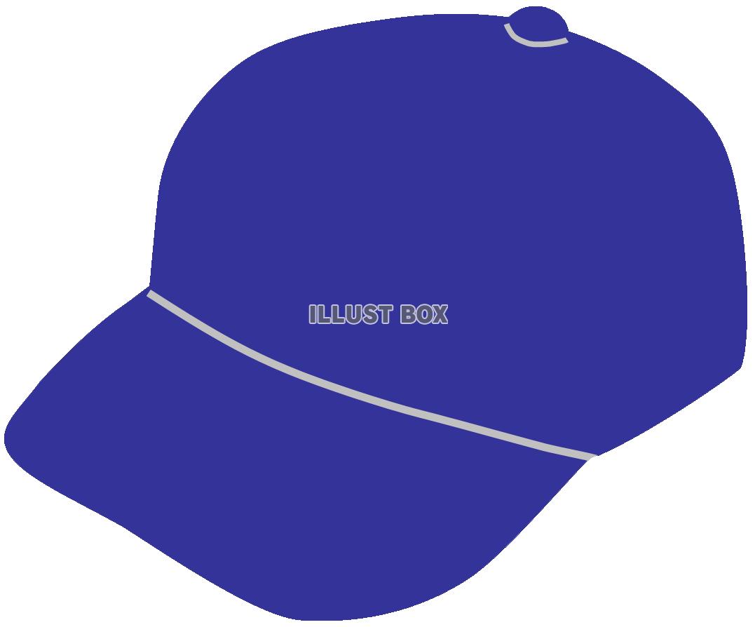 紺色の野球帽