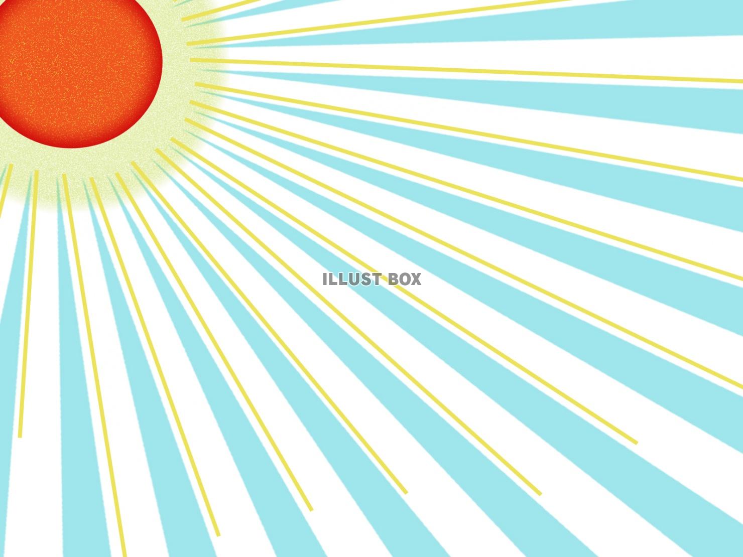 JPEG:太陽の光と集中線のコラボ背景