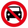 進入禁止　車両禁止　車　マーク　表示　印　禁止