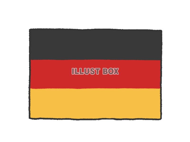 手描き国旗シリーズ　ドイツ