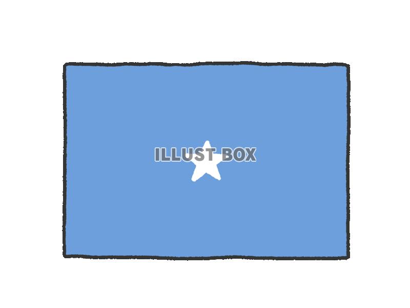 手描き国旗シリーズ　ソマリア