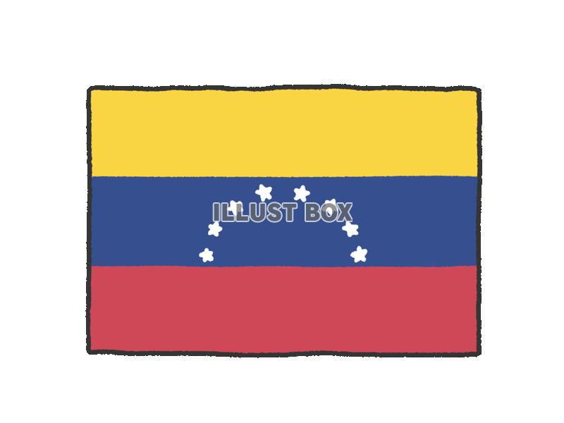 手描き国旗シリーズ　ベネズエラ