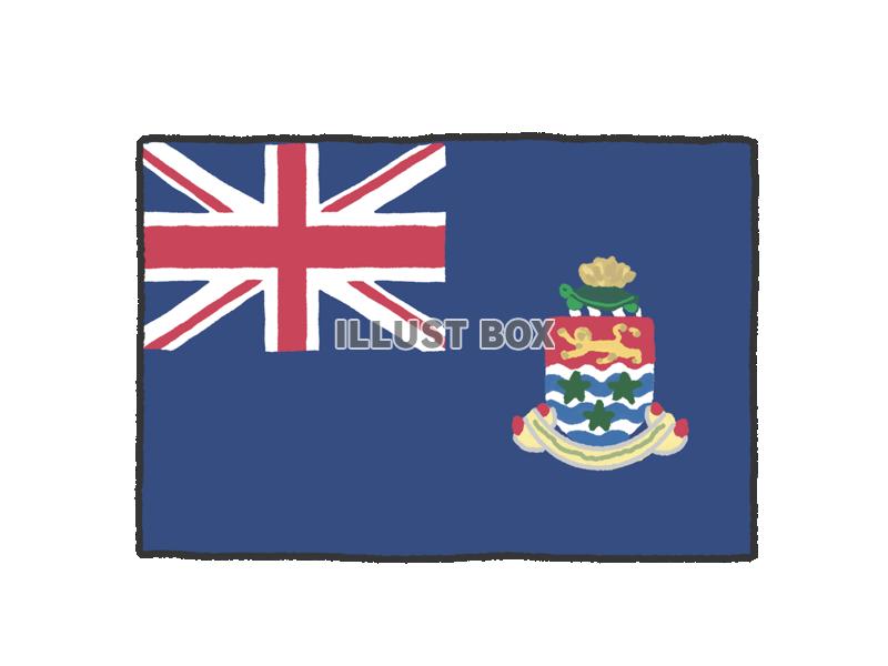手描き国旗シリーズ　ケイマン諸島