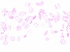 弾けるパズルのピース背景【JPEG】ピンク