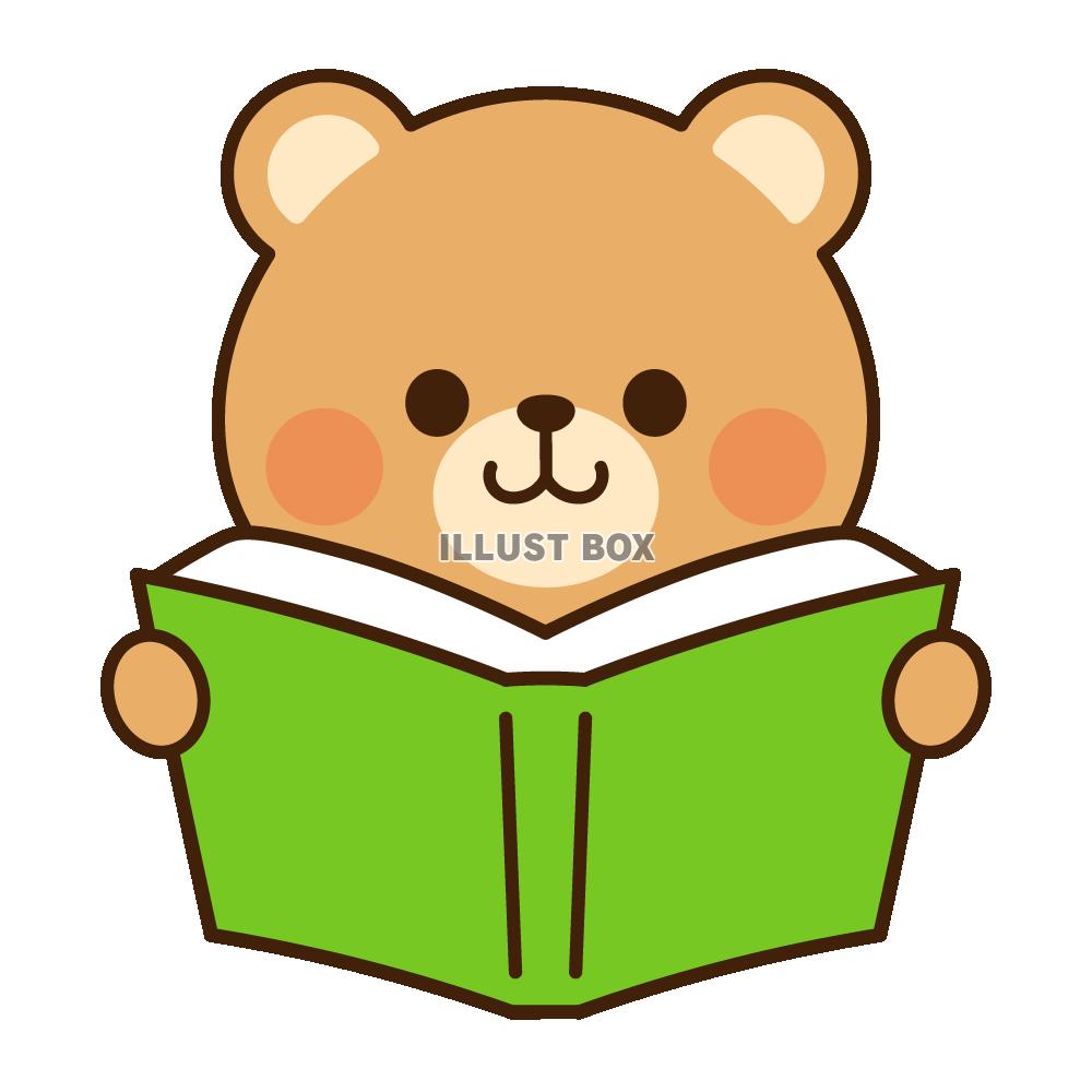 本を読むクマ