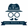 2023年6月18日 父の日の紳士ロゴ