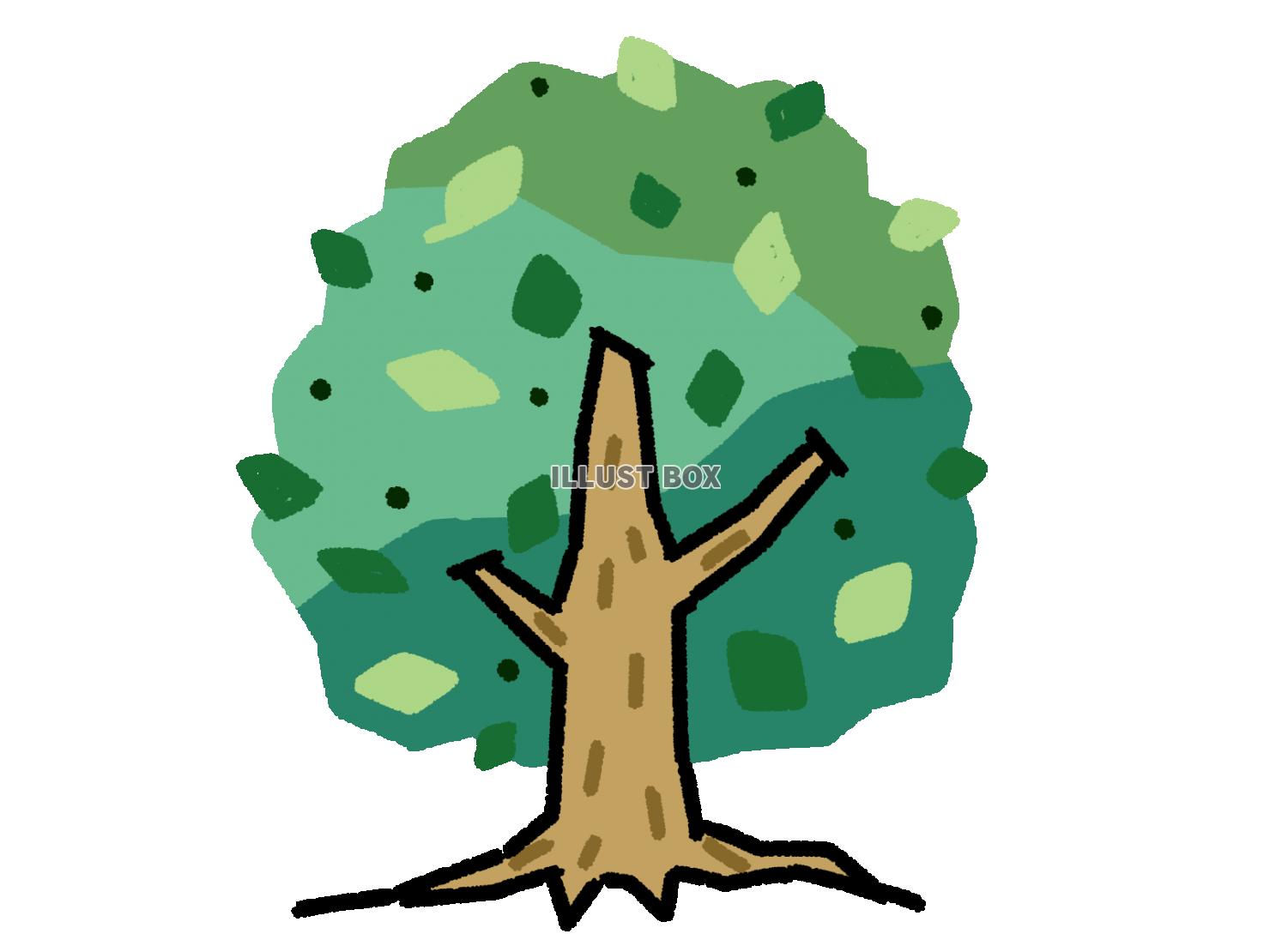 シンプルな木
