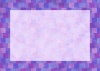 模様入り・タイル風のフレーム素材（紫）