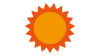 ギザギザ太陽