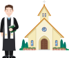 キリスト教会の牧師と教会