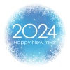 2024年　新年の円形シンボル