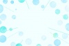 水彩タッチの水玉と集中線の背景素材（ブルー）