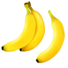 バナナ 1本と2本