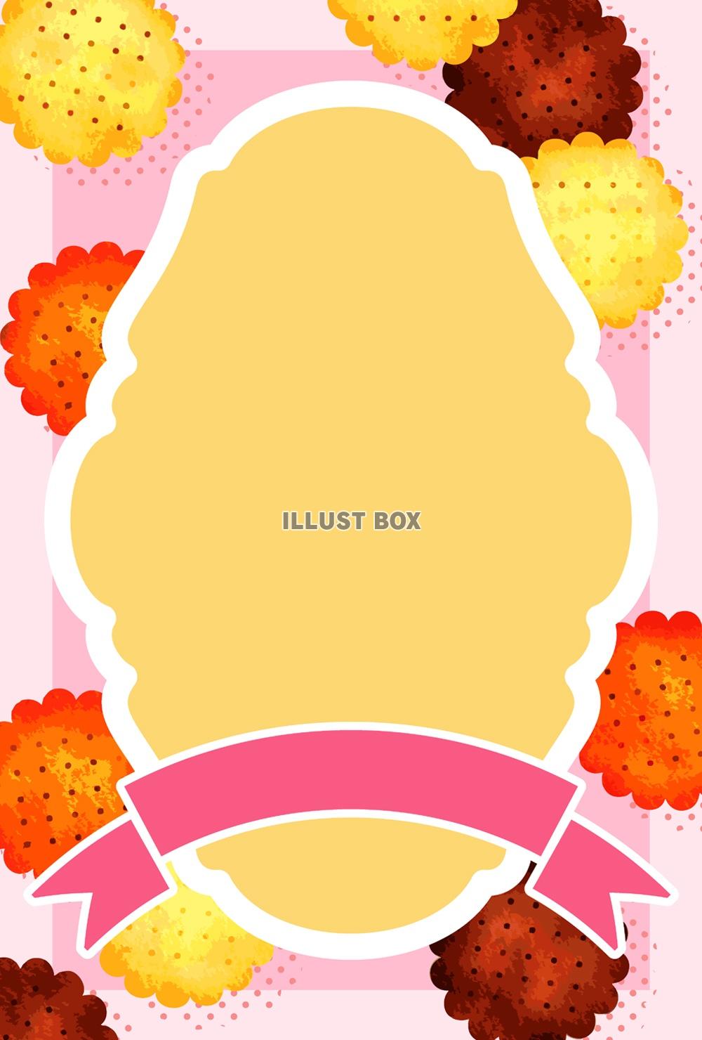 焼き菓子のイラストカード