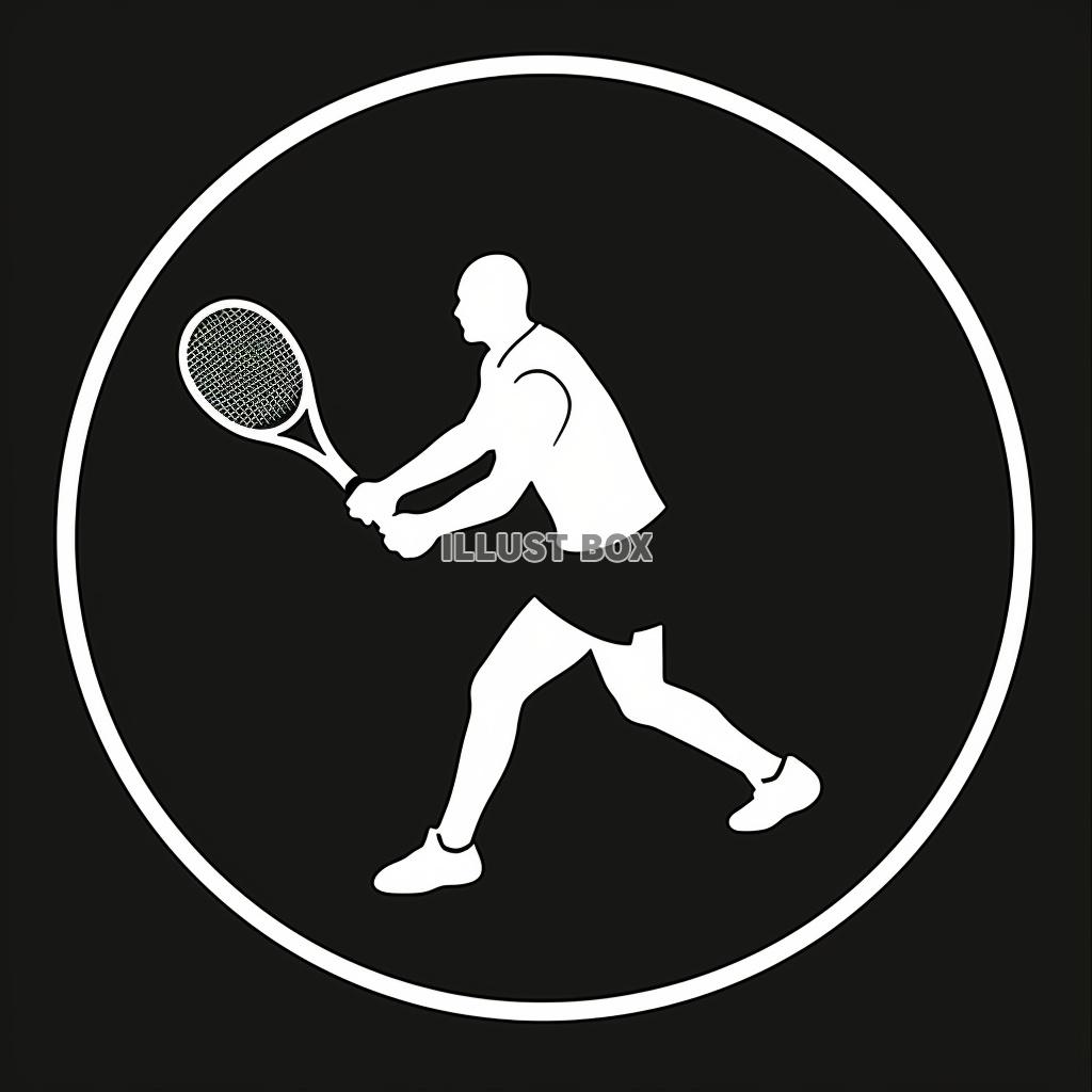 ピクトグラム　テニス #01
