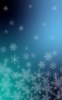 雪の結晶の背景01　青