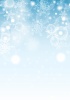 青と雪のキラキラ冬背景上半分タテ